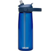 Blue CamelBak water bottle on a white background