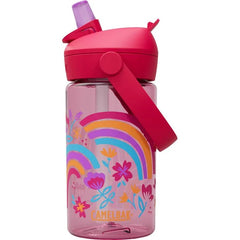Thrive Flip Straw kids 14oz, Rainbow Florel