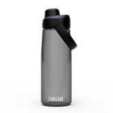 CamelBak water bottle with black lid on a white background