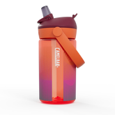 CamelBak water bottle with gradient design on a white background