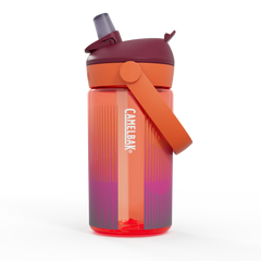 CamelBak water bottle with gradient design on a white background